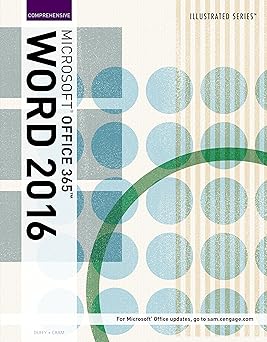 (PDF)Illustrated Microsoft Office 365 &amp; Word 2016: Comprehensive