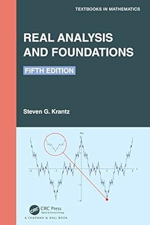 (PDF)Real Analysis and Foundations 5th Edition