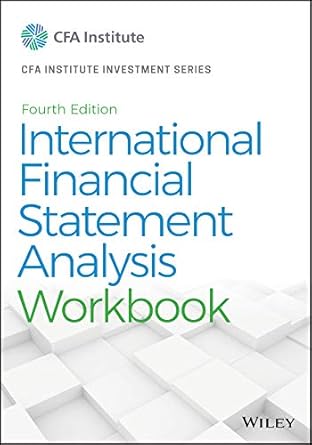 (PDF)International Financial Statement Analysis Workbook (CFA Institute Investment Series) 4th Edition