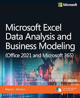 (PDF)Microsoft Excel Data Analysis and Business Modeling 7th Edition