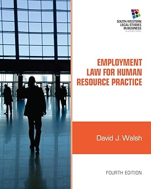 (PDF)Employment Law for Human Resource Practice 4th Edition