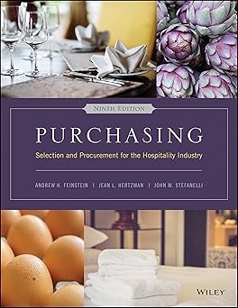 (PDF)Purchasing: Selection and Procurement for the Hospitality Industry, 9th Edition