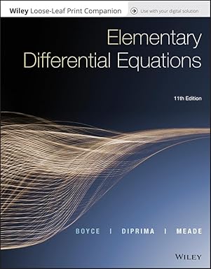 (PDF)Elementary Differential Equations 11th Edition