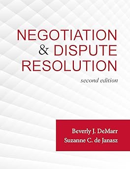 (PDF)Negotiation &amp; Dispute Resolution 2nd Edition